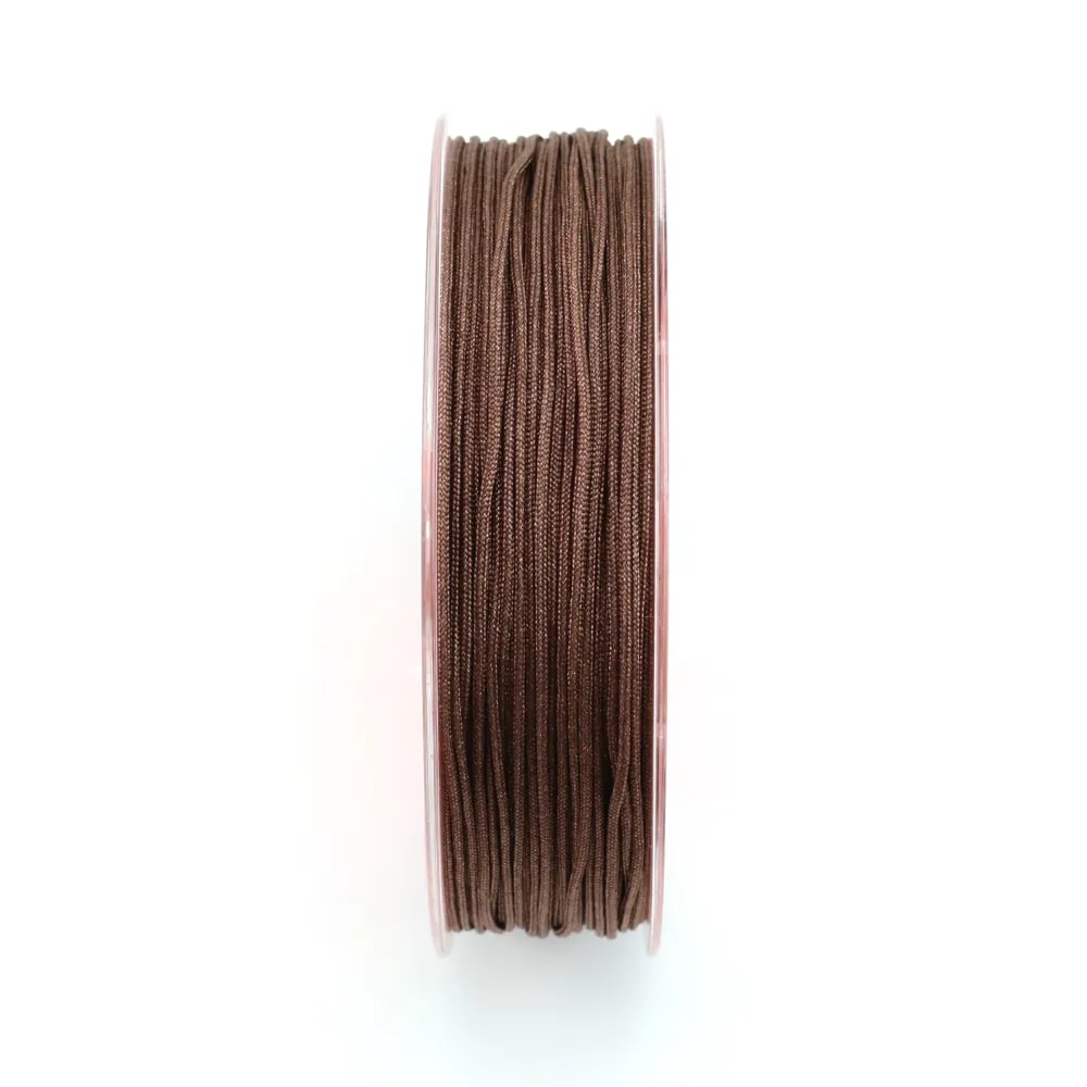Fil polyester brun 1.2mm x 25m