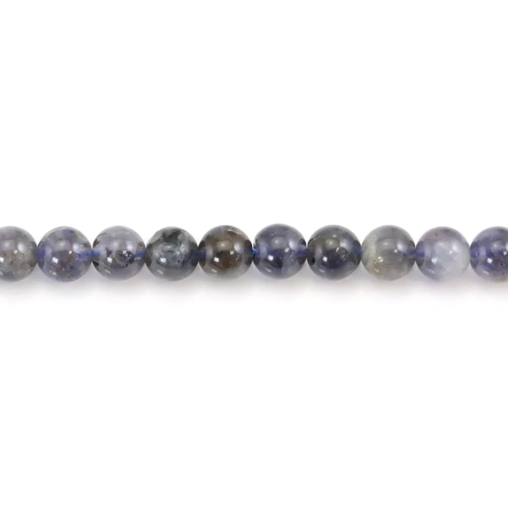 Cordierite (Iolite) rotonda 6mm x 4pz