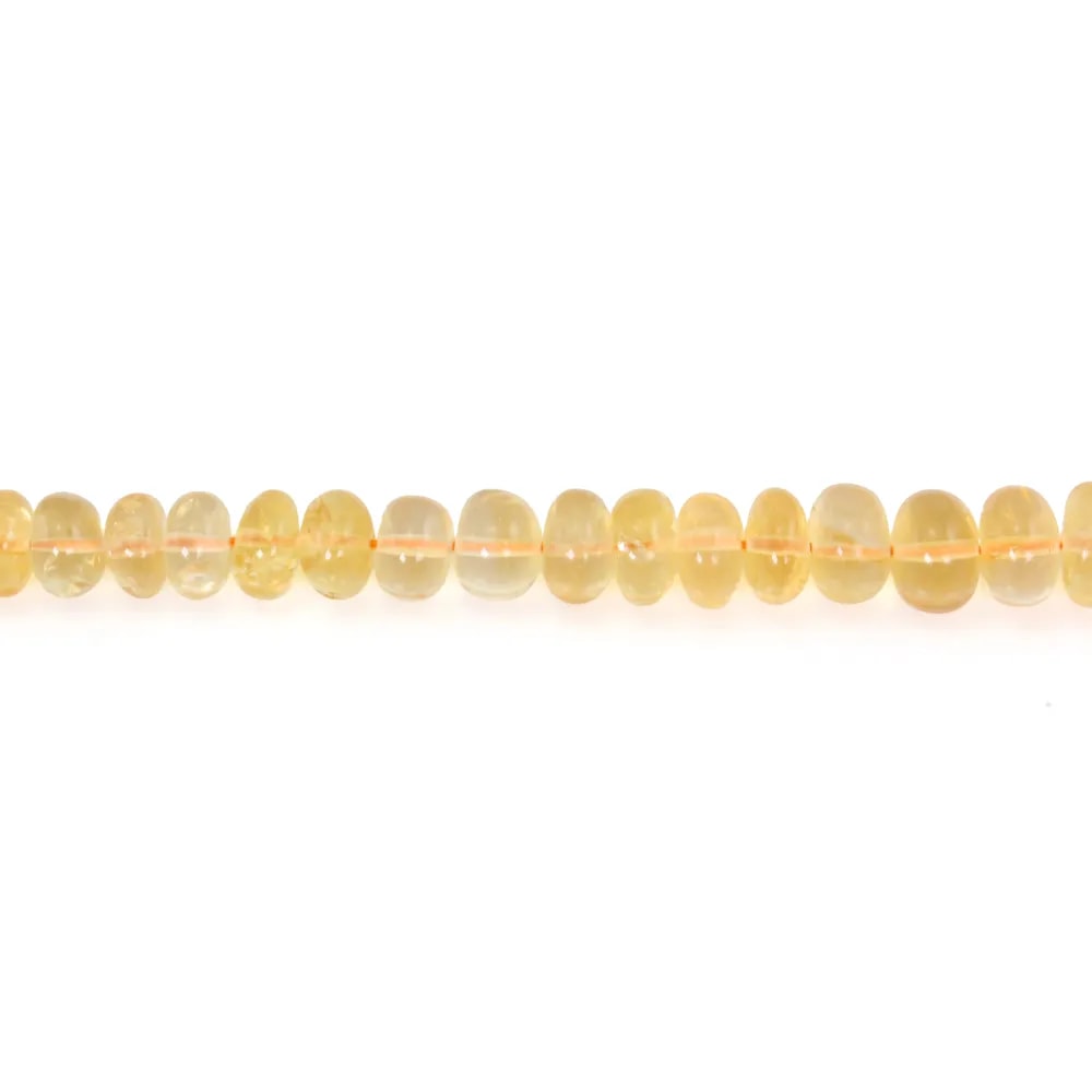 Citrino rondela degradada tamanho 6-12mm x 47cm