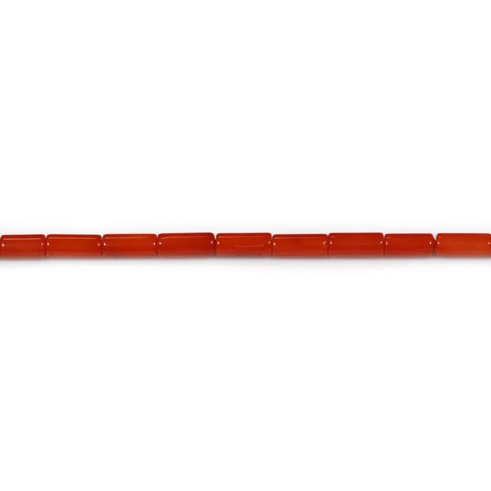 Bambu do mar, tom vermelho tubo, 2x4mm x 40cm