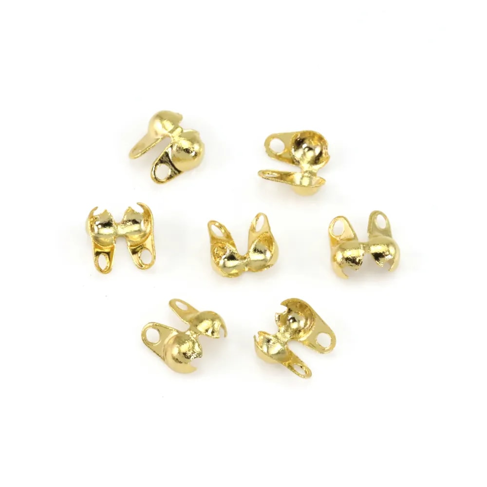 Kettelkappen für Kugelkette 2mm - Gold x 20Stk