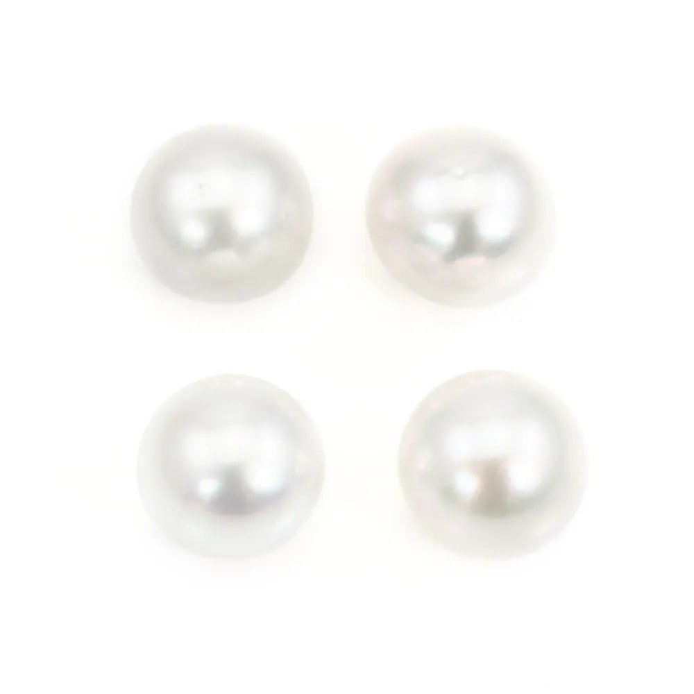 Perle des mers du Sud, blanche, ronde, 10-10.5mm x 1pc