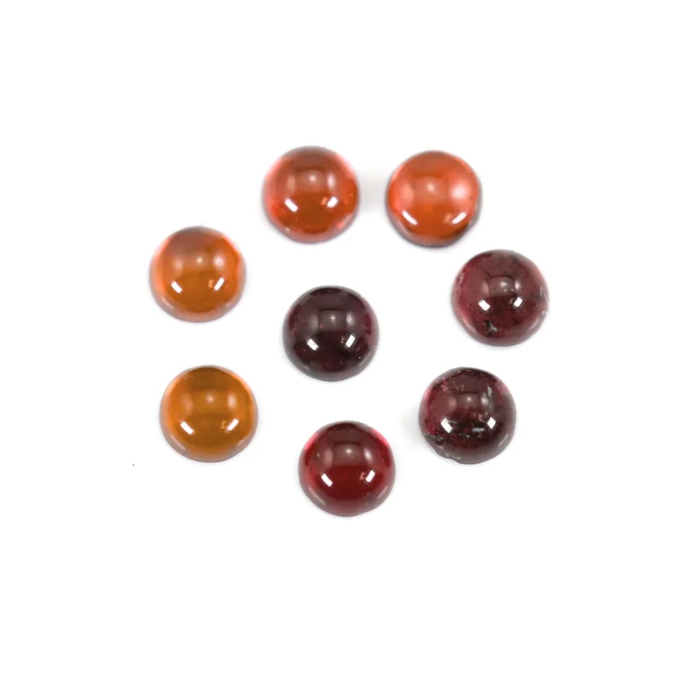 Cabochon Grenat rond 3mm x 1pc