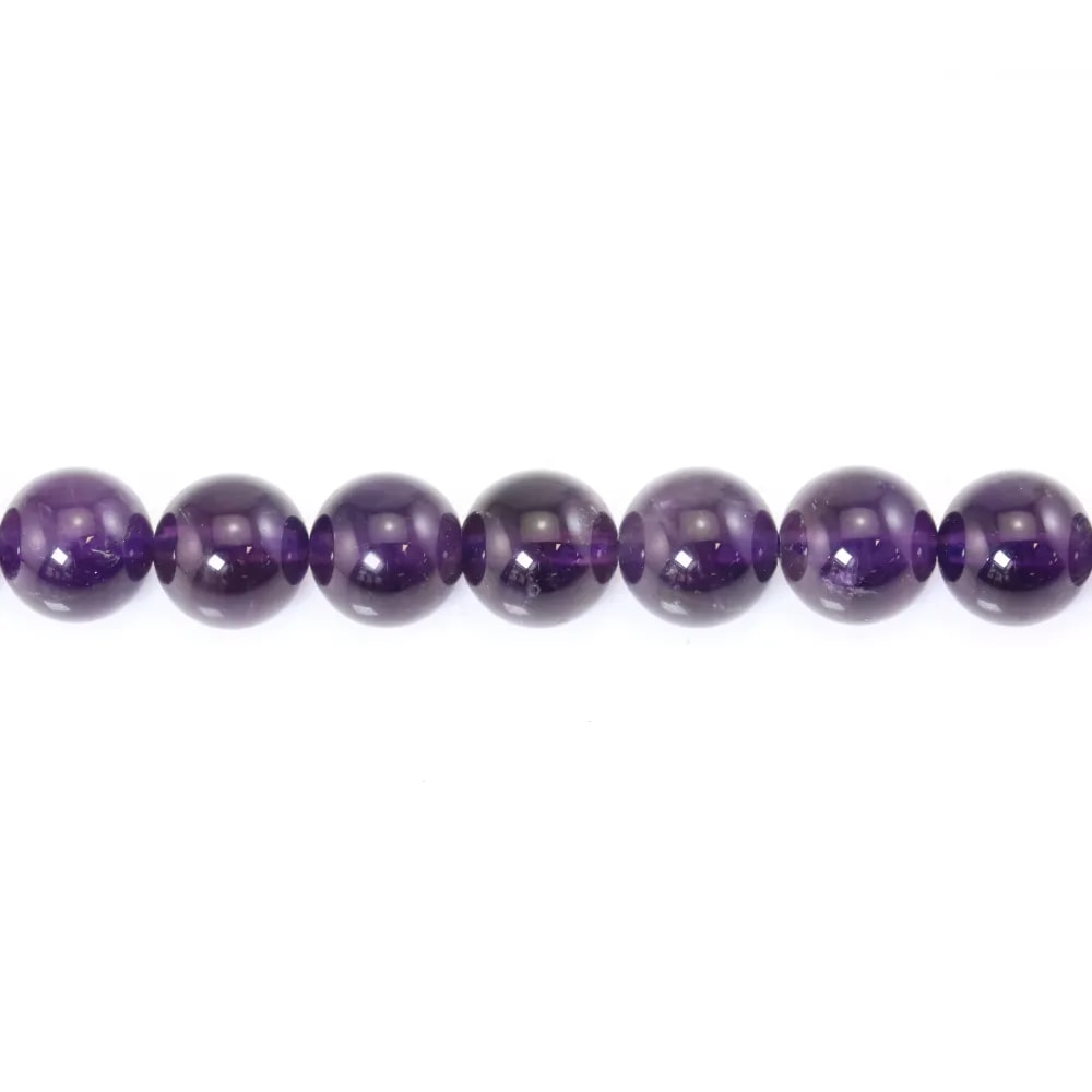 Améthyste Ronde 8mm x 4pcs