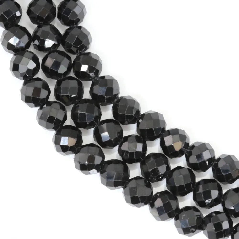 Spinello rotondo sfaccettato 4mm x 39cm