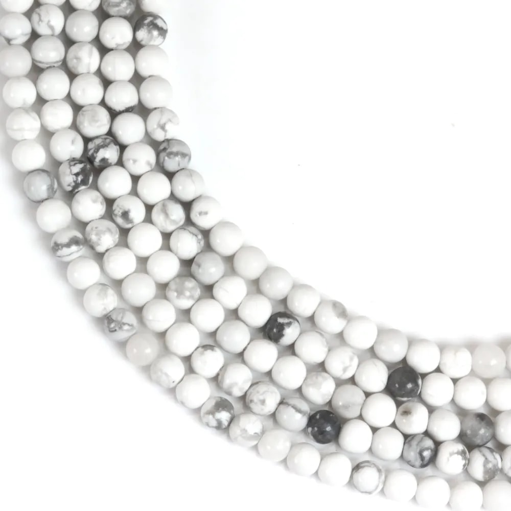 Howlite rond 3mm x 40cm