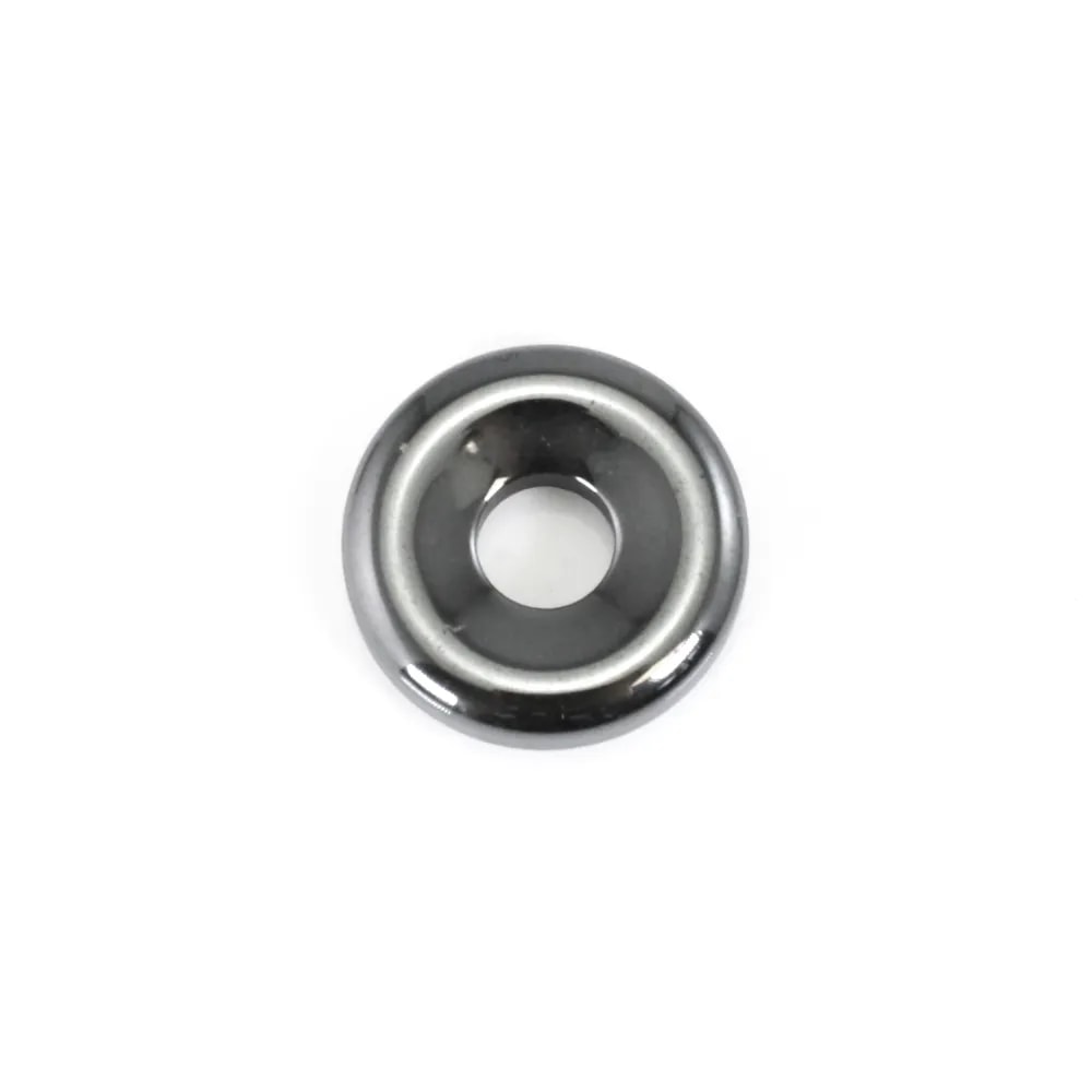 Donut Hematite 15mm x 1pc