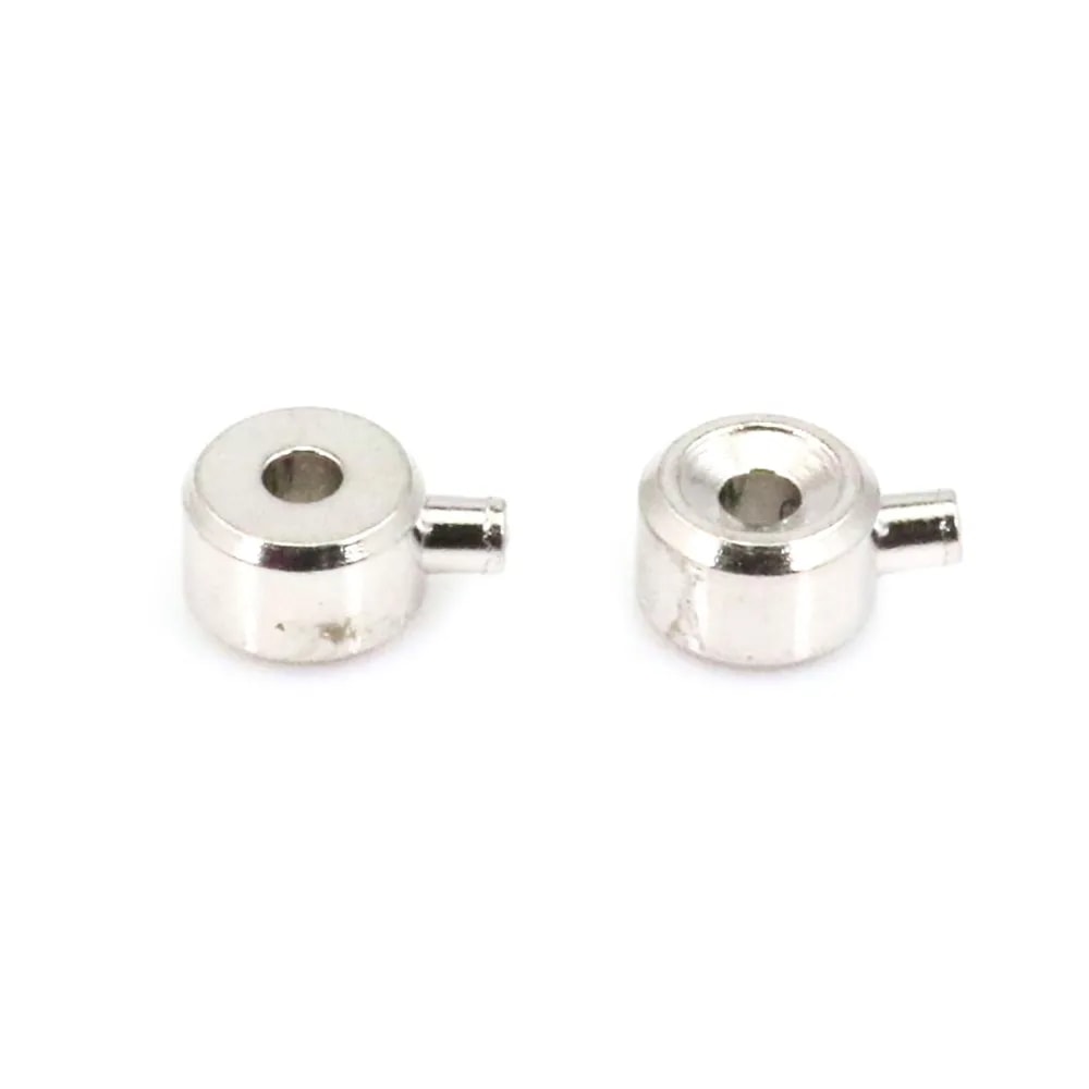 Perla rondelle para aplastar 3mm - Plata 925 x 2pcs
