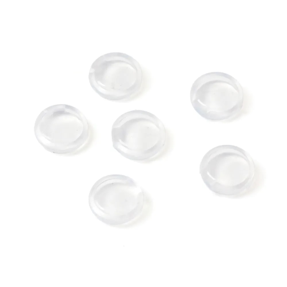 Protection clips d'oreille rond 10mm - Silicone x 10pcs