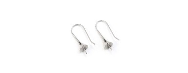 Brincos semi-preparados - 925 Sterling Silver Primer - Joalharia