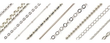 925 Silver Chain - Unfinished Chain - Silver Jewelry Making