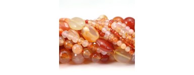 Karneol - Perle Naturstein - Schmuckherstellung