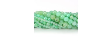 Crisoprasio - Perle di pietra naturale - Creazione di gioielli