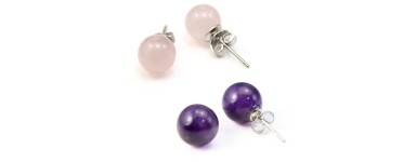 Earrings with Stones - Stud Earrings - Minimalist Jewelry