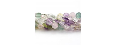Pietre miste di quarzo rosa, citrino, fluorite e ametista
