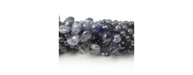 Iolith Cordierit - Perle Naturstein - Schmuckherstellung