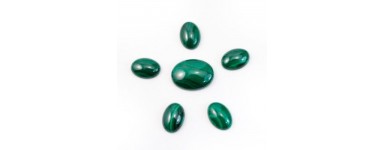 Cabochon malachite - Pierre naturelle - création de bijoux