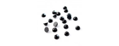 Cabochon onyx(Agate noire) - Pierre naturelle - Création de bijoux