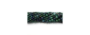 Azurit Malachit - Naturstein - Perle für Schmuck