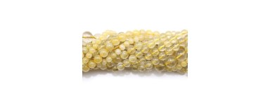 Quarzo rutilato - Perla pietra naturale - Creazione di gioielli