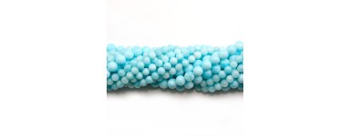 Hémimorphite bleu - Perle pierre naturelle - Fabrication de bijoux