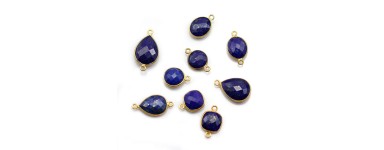Lapis Lazuli set in 925 silver for jewelry creation