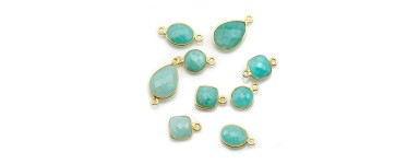 Fine Amazonite stone set in 925 silver