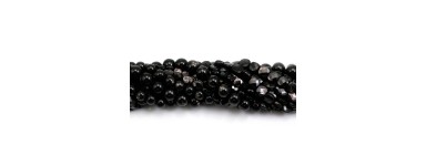 Hipersteno - Cuenta de piedra natural - Joyería