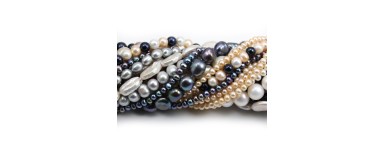 Perle coltivate d'acqua dolce, completamente forate - Design di gioielli