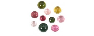 Cabochon Tourmaline - Multicolored Tourmaline - Stone Semi-Precious