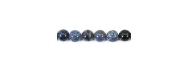 Naturdumortierit-Perlen - Herstellung von feinem Schmuck