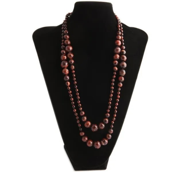 Necklace œil de taureau  140cm 