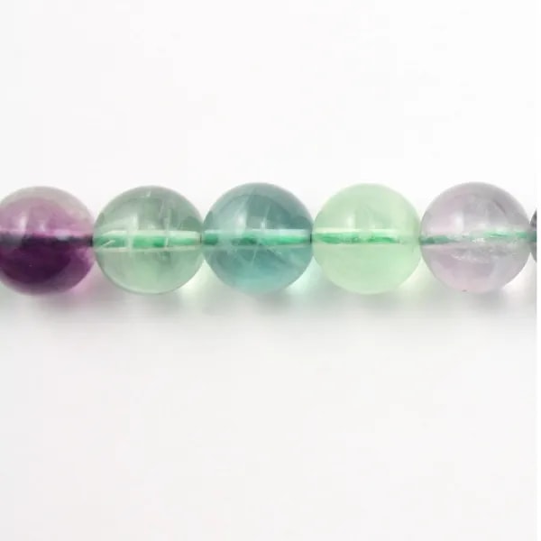 Fluorite Ronde 10mm A+ x 40cm