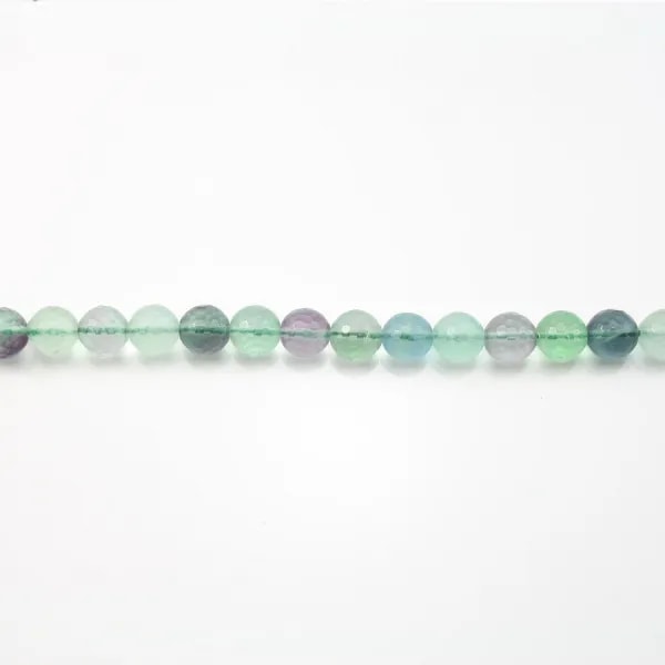 Fluorite Ronde Facette 4mm x 40cm