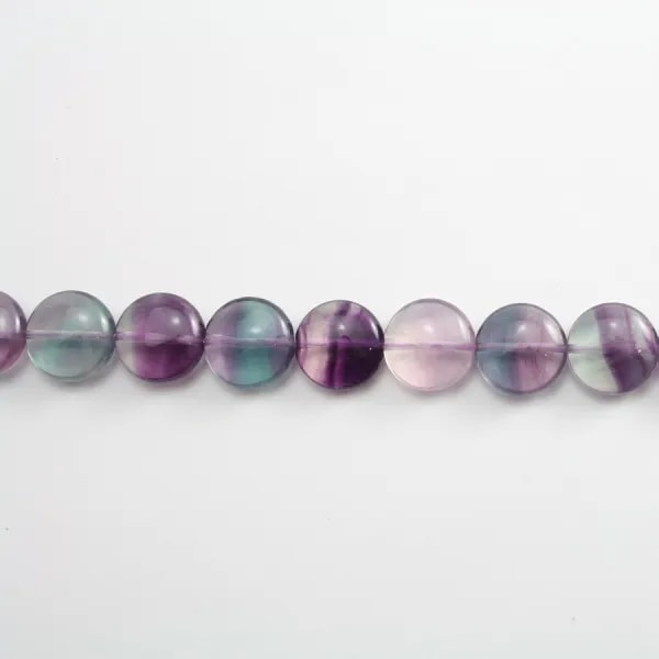 Fluorite Ronde Plate 12mm x 40cm