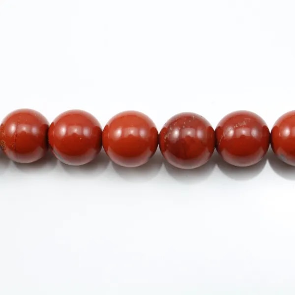 Jaspe Rouge Ronde 10mm x 40cm 