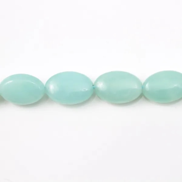 Amazonite Ovale 10x14mm x 40cm