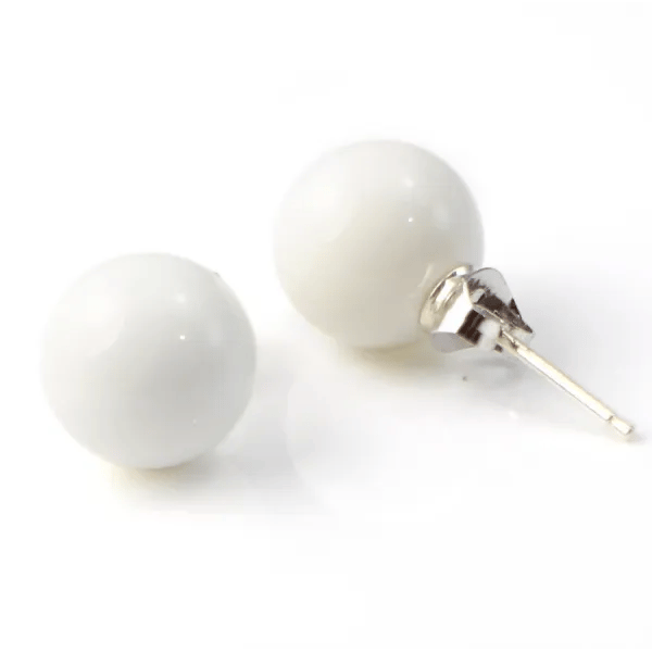 Boucles d’oreilles argent 925 bénitier 10mm  x 2pcs