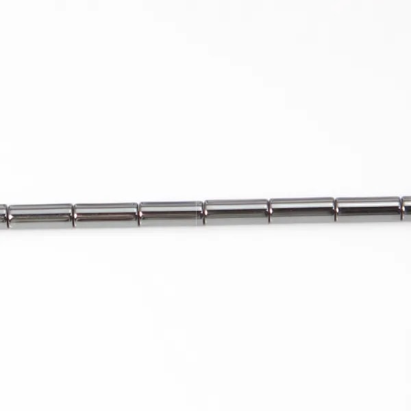 Hématite tube 3x9mm x 10pcs