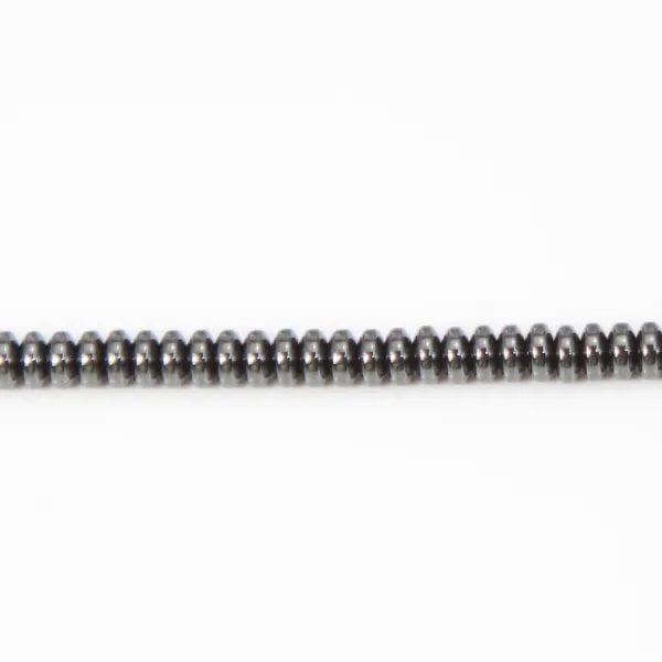 Hematite rondelle 2x4mm x 40cm 