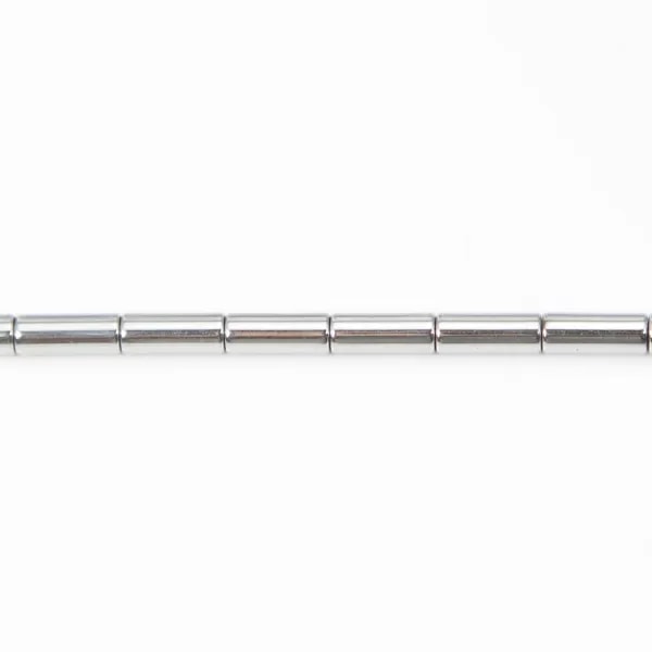 Hematite tube 3x9mm x 10pcs