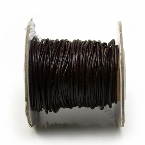 Leather brown cord 1.2mm x 1m