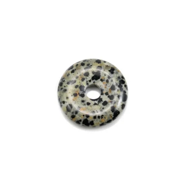 Donut jaspe dalmatien 25mm x 1pc