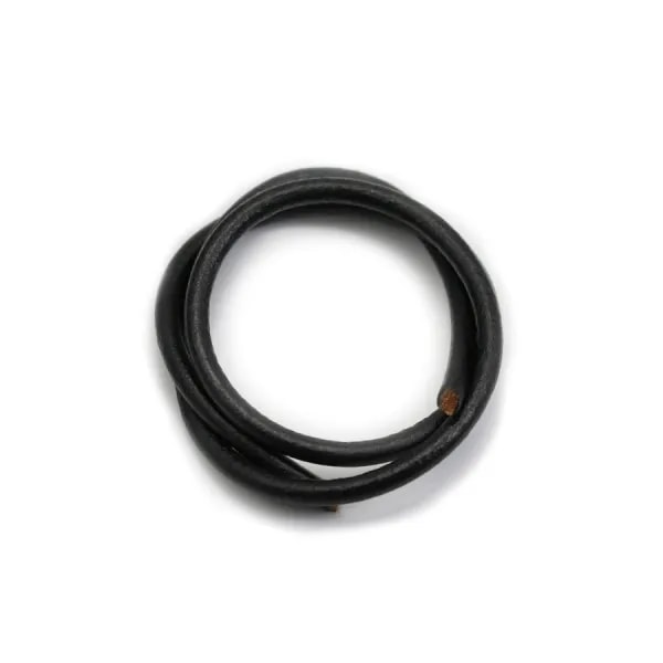 Fil en cuir 4mm pour collier  x 1pc