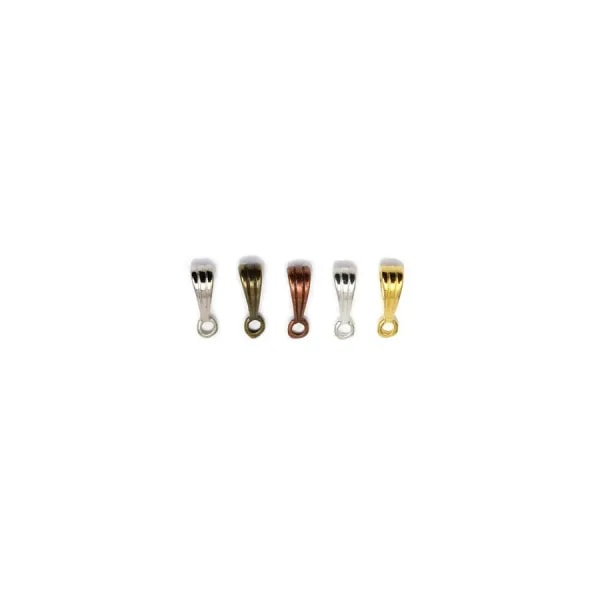 Bélière avec anneaux 13.9x6.2mm x 10pcs