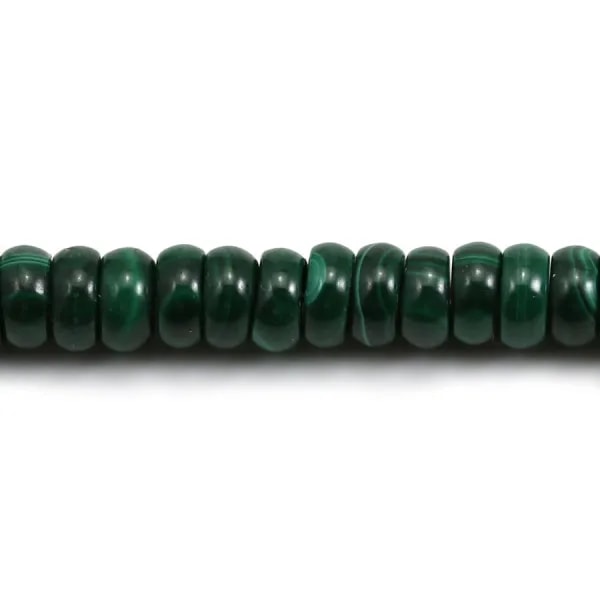 Malachite Rondelle 6mm x 40cm