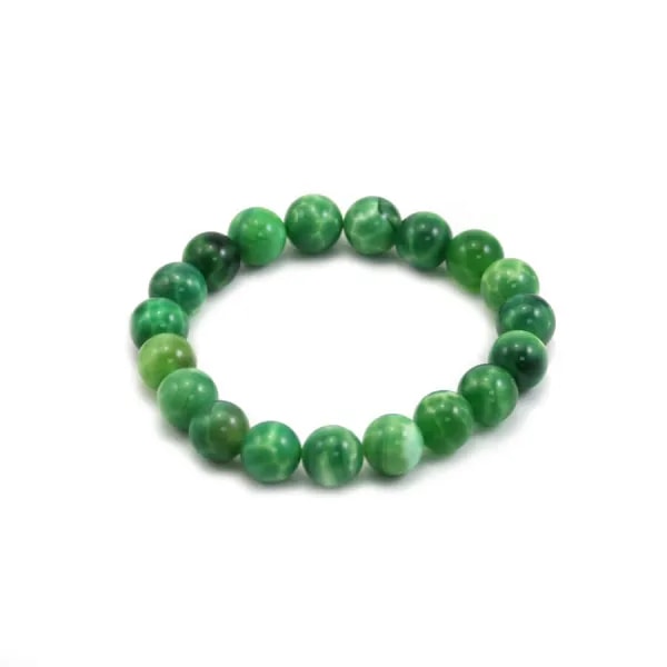 Bracelet agate paon 10mm