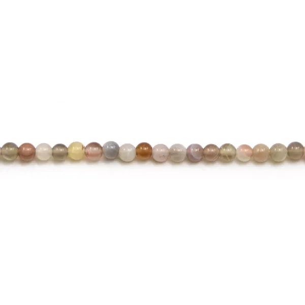 Agate botswana ronde 3mm x 40cm