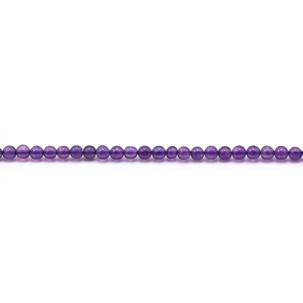 Round amethyst 2mm  x 40cm