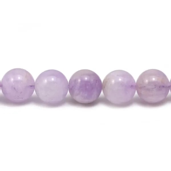 Clear Amethyst Round 10mm x 5pcs